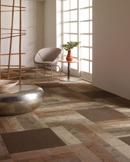 Carpet flooring in a modern interior
